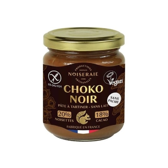 Pate A Tartiner Choco Noir Sans Lait 300g - Noiseraie NOISERAIE