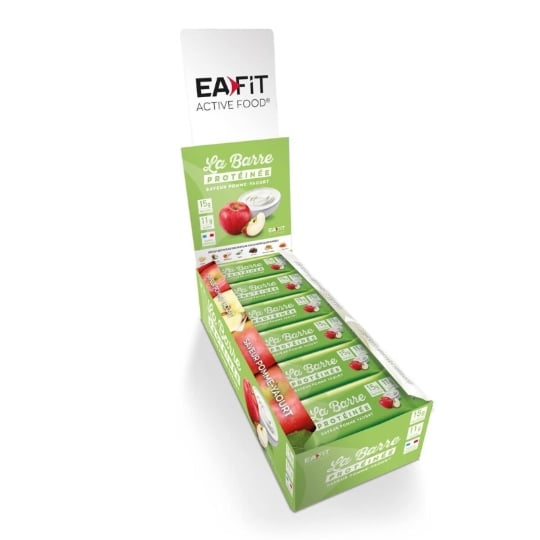 Eafit La Barre Protéinée Pomme Yaourt - Boite De 24 Barres EAFIT