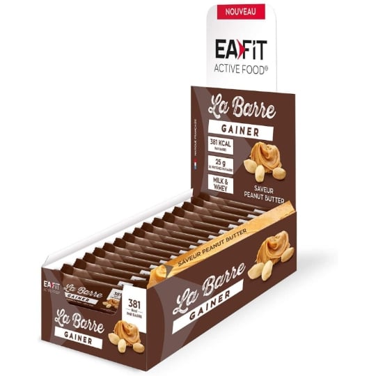 La Barre Gainer Peanut Butter X 16 Barres EAFIT