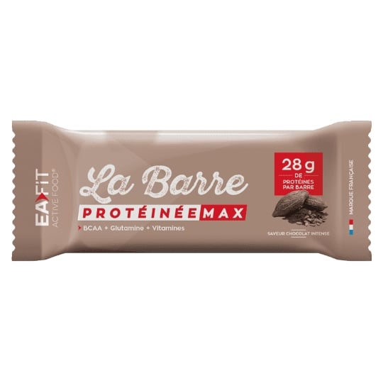 Eafit La Barre Protéinée Max - Chocolat - Boîte De 16 Barres EAFIT