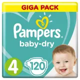 Couches Bébé Taille 4 8-16kg Baby-Dry PAMPERS PAMPERS
