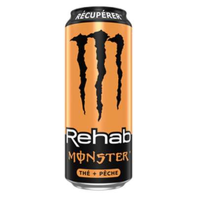 Monster Energy Rehab pêche (50 cl)