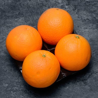 Orange à jus Valencia late - BIO - Barquette 4 fruits