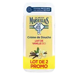 Douche extra doux LE PETIT MARSEILLAIS vanille 2x300ml