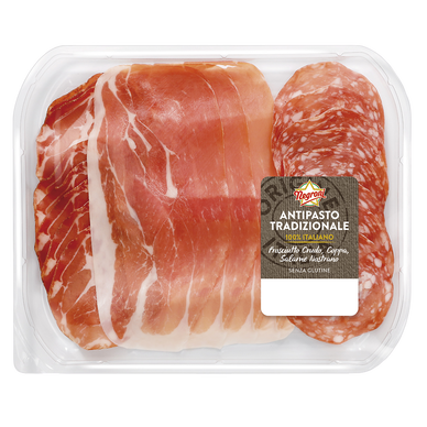 Assiette Antipasto Traditionnelle (Jambon cru,Coppa et Saucisson Nostrano), NEGRONI, 130g