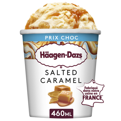 Crème glacée caramel en pot HÄAGEN DAZS - Pot 400g - Prix Choc