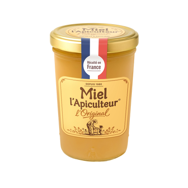 Miel de France crémeux MIEL L'APICULTEUR, pot en verre de 500g