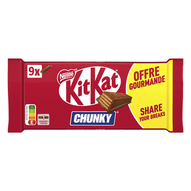 Barres KIT KAT chunky 9x40g