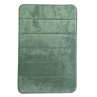 Tapis mémoire de forme embossé 50x70cm vert - LEVASSEUR