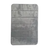 Tapis motif embossé 50x70cm gris - LEVASSEUR