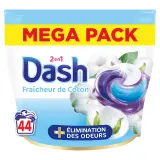 DASH Lessive capsules fraîcheur de coton