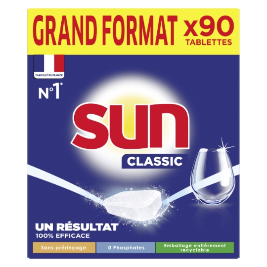 Tablettes Lave-Vaisselle Classic SUN