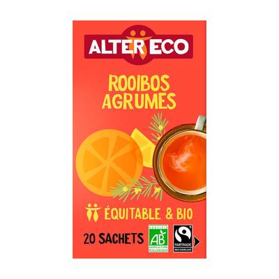 Alter Eco - Commerce Equitable Rooibos Agrumes Bio, 20 sachets