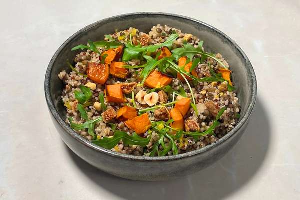 Salade de boulghour lentilles, figue sèche & noisette, Frichti (319 g)