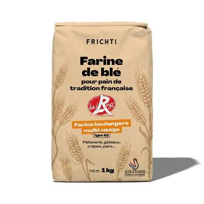 Farine de blé T65 multi-usage Label Rouge, Frichti (1 kg)