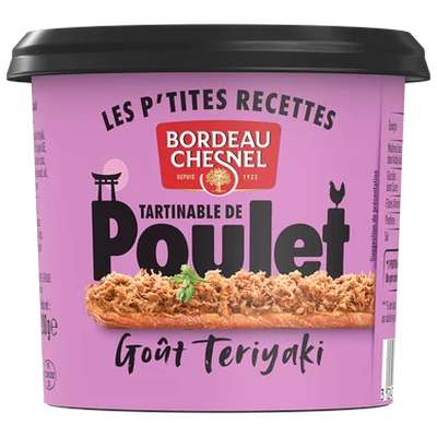 Tartinable de poulet teriyaki, Bordeau Chesnel (200 g)