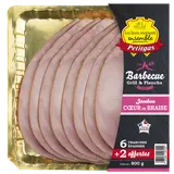 Jambon coeur de braise PETITGAS 6 tranches epaisses + 2 offertes 800G
