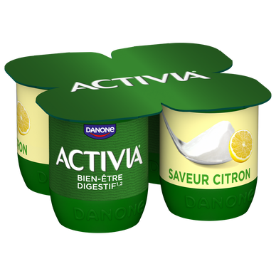 Yaourt citron bifidus ACTIVIA - 4x125g