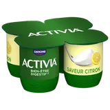 Yaourt citron bifidus ACTIVIA - 4x125g
