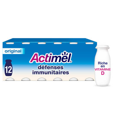 Yaourt à boire Nature ACTIMEL - 12x100g