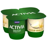 Yaourt vanille bifidus ACTIVIA - 4x125g