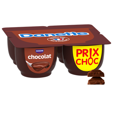 Crème dessert chocolat DANETTE - 4x125g