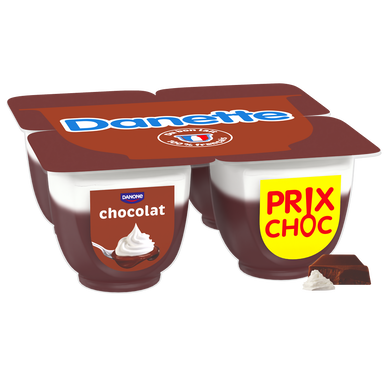 Liégeois chocolat DANETTE - 4x100g