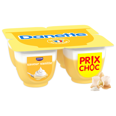Liégeois vanille DANETTE - 4x100g