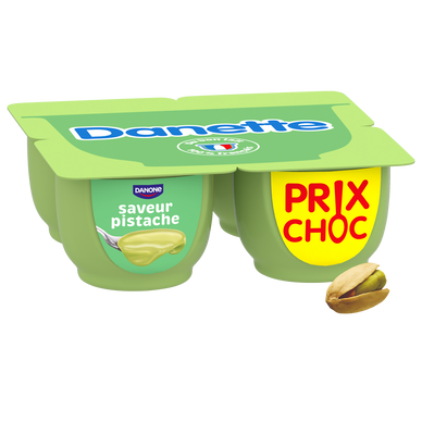 Crème dessert pistache DANETTE - 4x125g