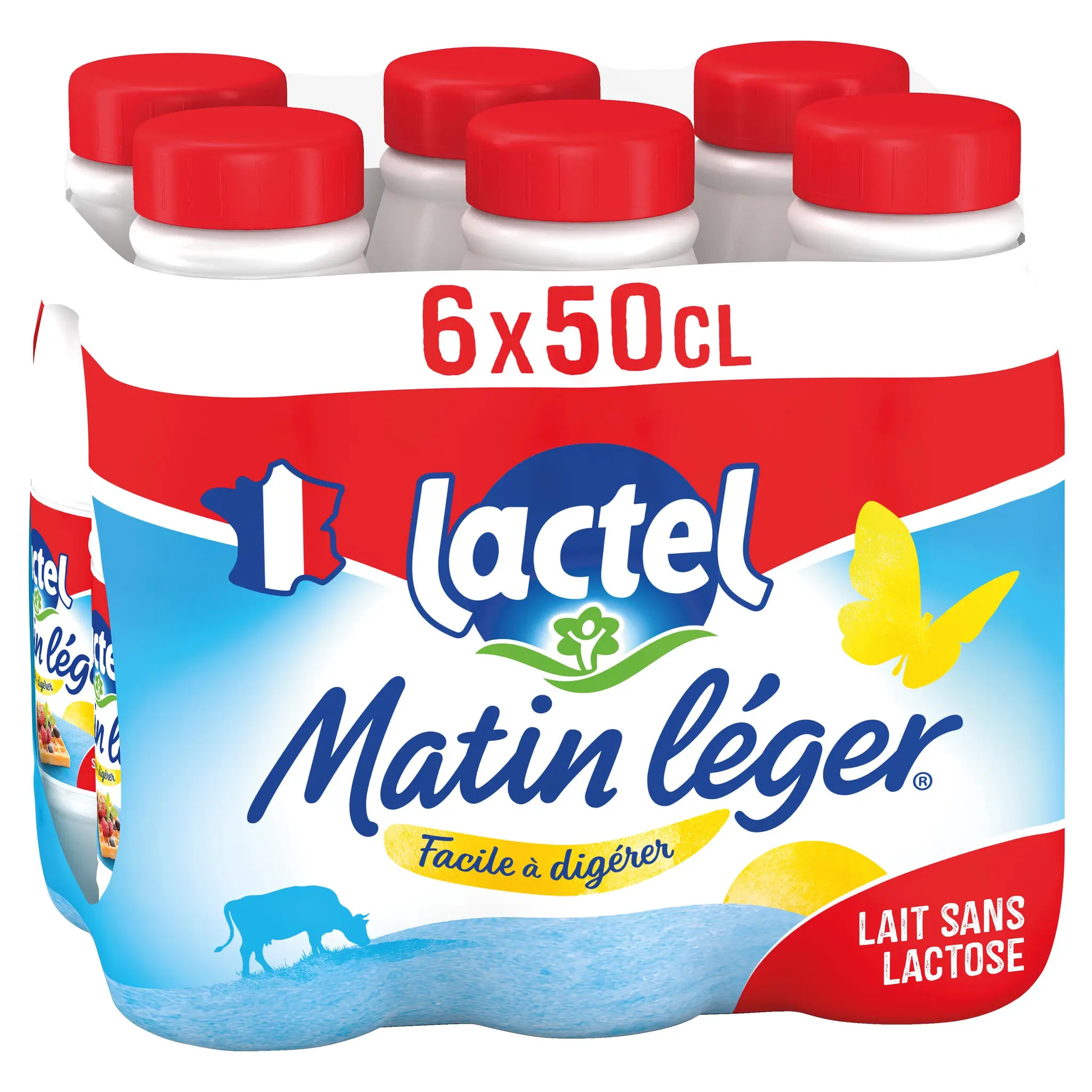 LACTEL Matin léger lait UHT sans lactose