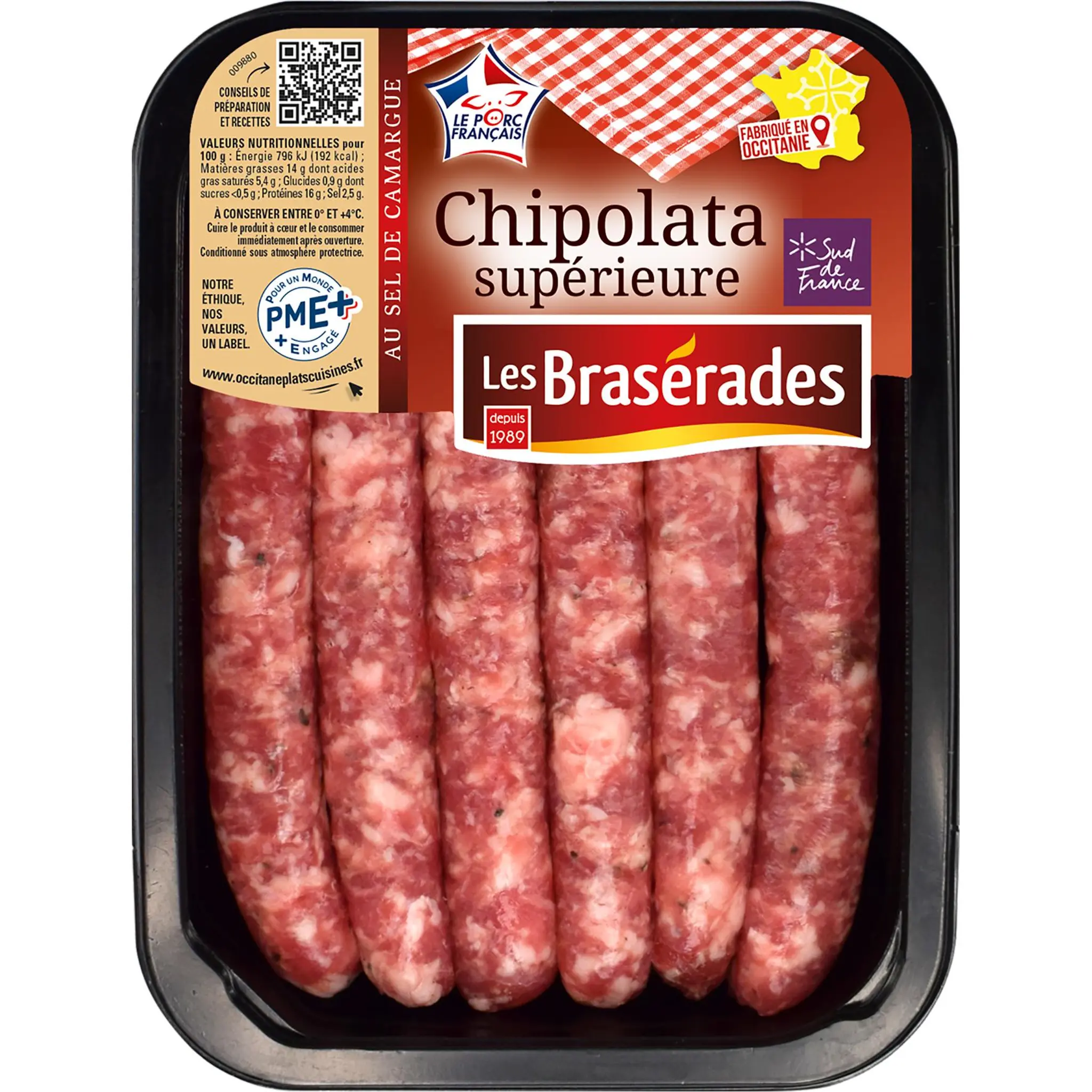LES BRASERADES Chipolata supérieur