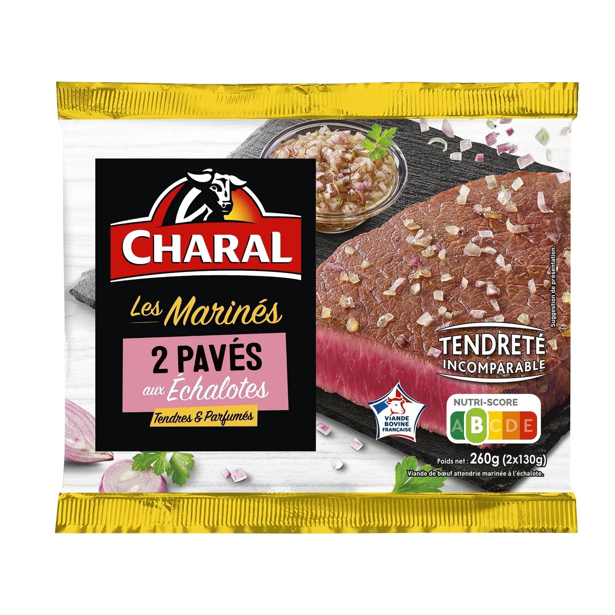 CHARAL Pavé de bœuf à l'échalote