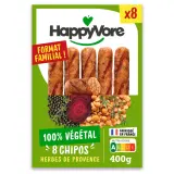 HAPPYVORE Chipos végétales aux herbes de Provence