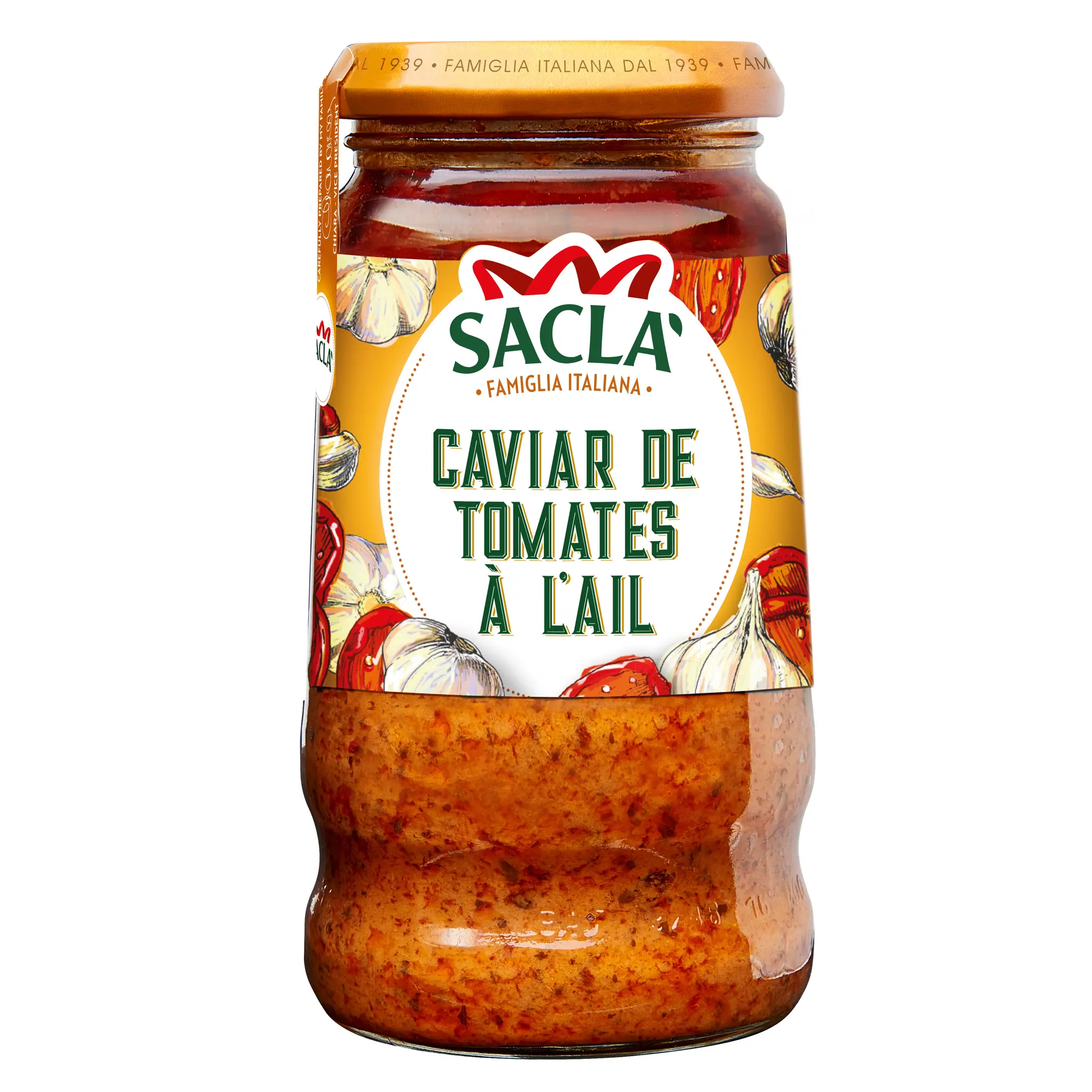 SACLA Sauce caviar de tomates à l'ail