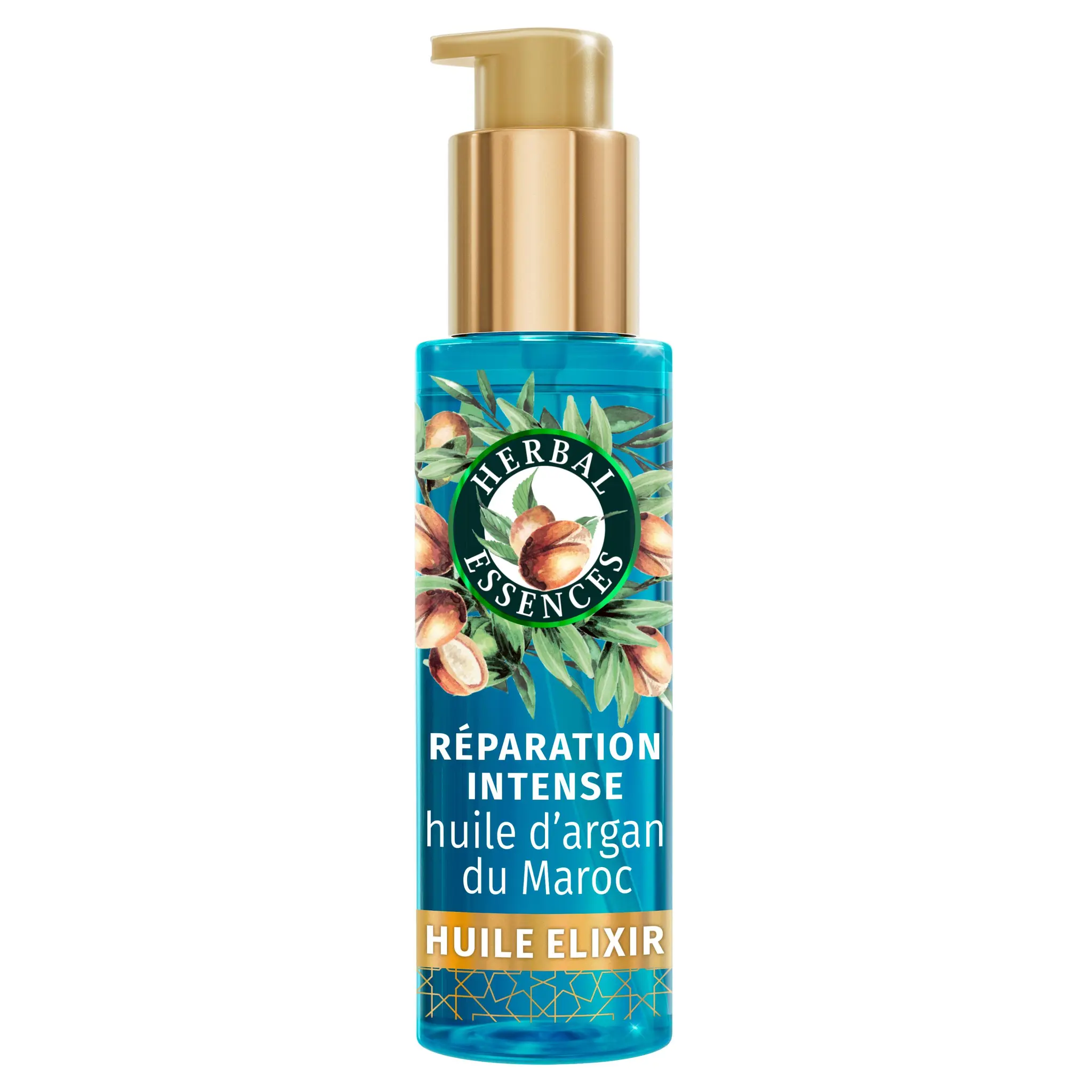 HERBAL ESSENCES Huile élixir réparation intense à l'huile d'argan du Maroc