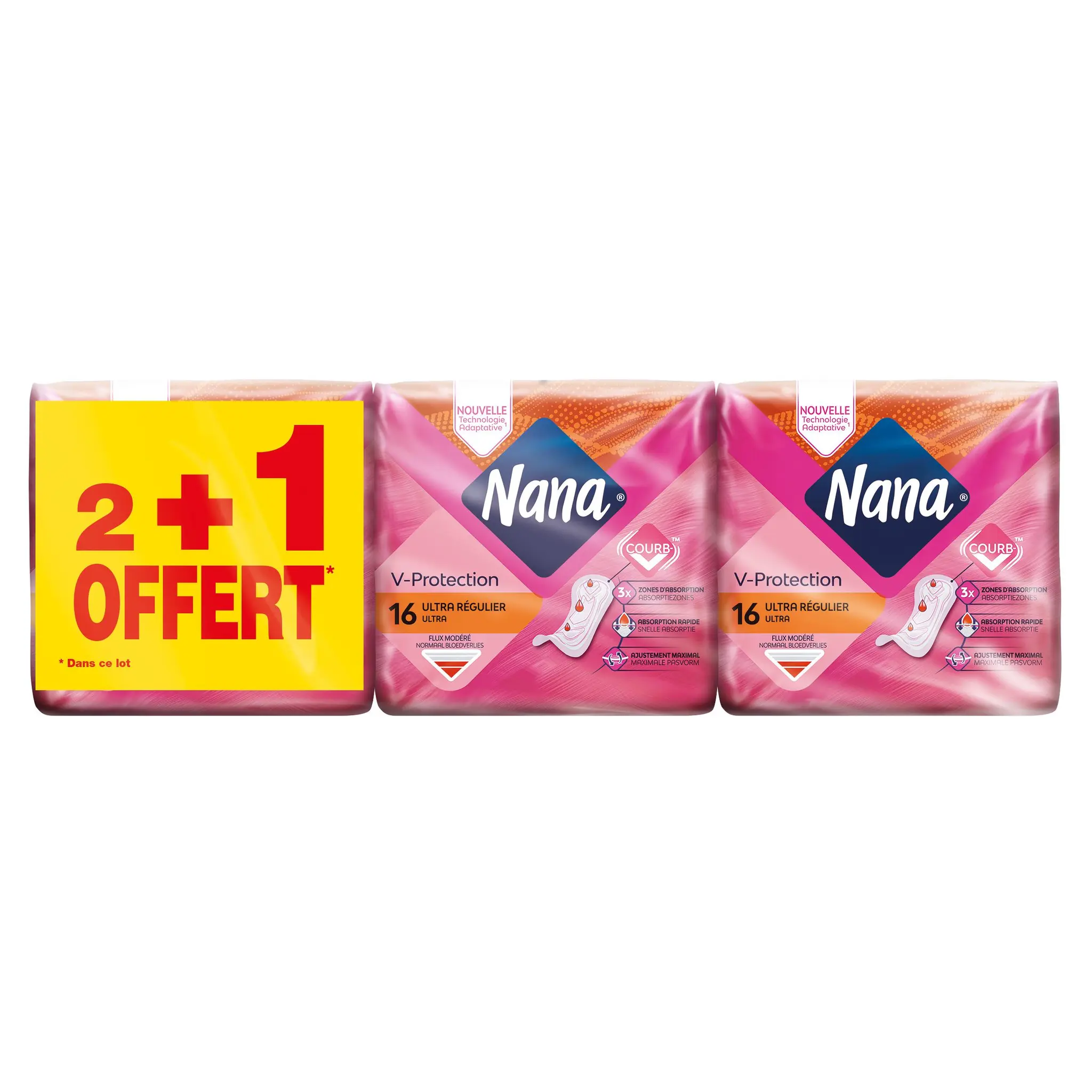 NANA V-Protection Serviettes hygiéniques ultra régulier