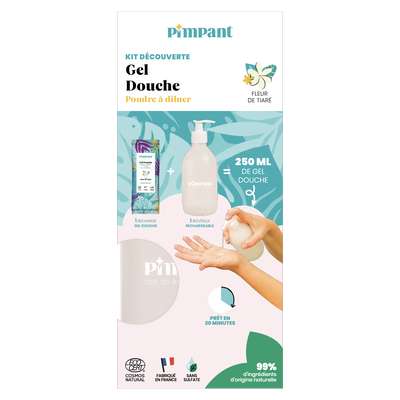 Kit Découverte Gel douche Tiaré, Pimpant