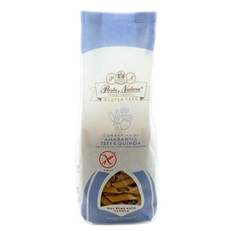 Penne Pâtes Sans Gluten Avec Farine D'amarante, Teff Et Quinoa 250 Gr PASTA NATURA