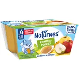 Compote Bébé Pommes Poires Sans Sucres Ajoutés NATURNES