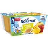 Compote Bébé Pommes Coings Sans Sucres Ajoutés NATURNES