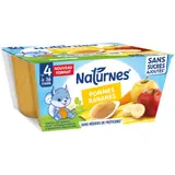 Compote Bébé Pommes Bananes Sans Sucres Ajoutés NATURNES