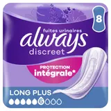 Serviettes Fuite Urinaire Long Plus Extra Sûre Discreet ALWAYS