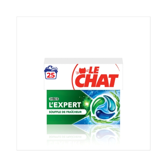 Lessive en Dosette Discs L'Expert Souffle de Fraîcheur LE CHAT