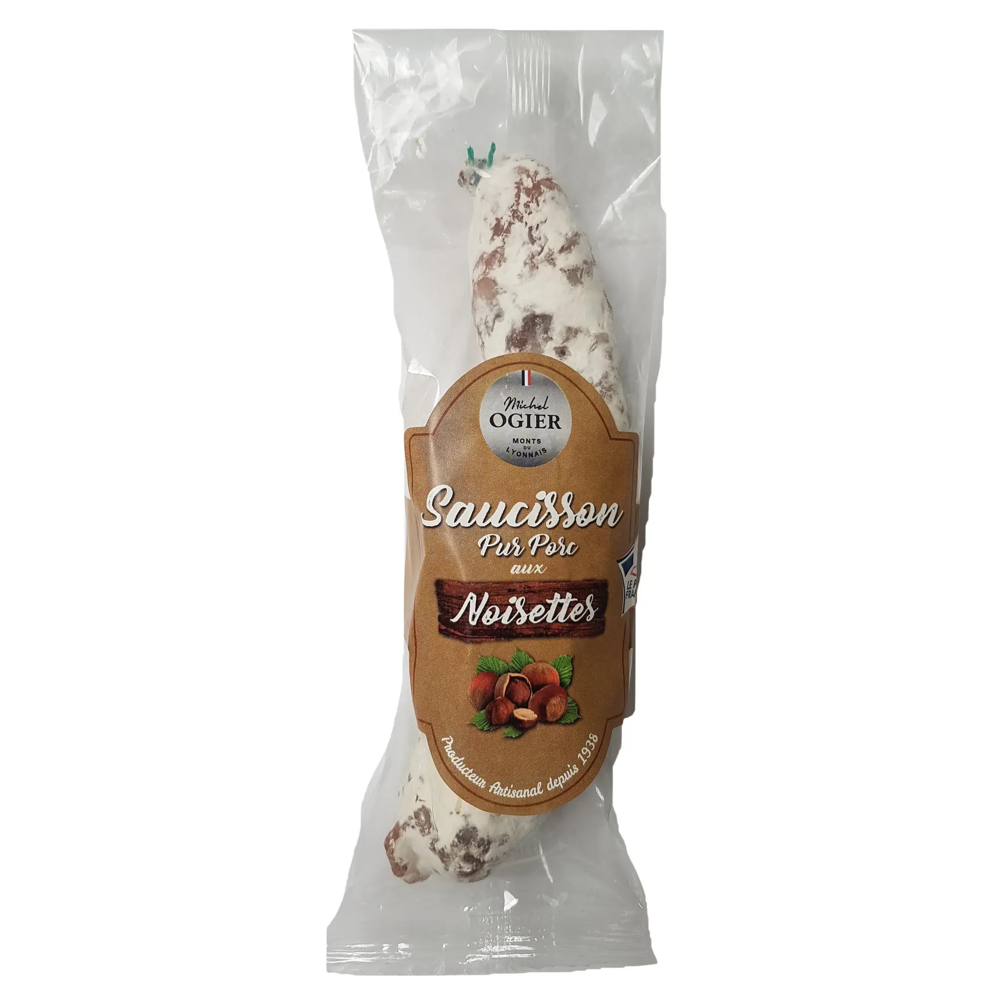 OGIER Saucisson pur porc aux noisettes