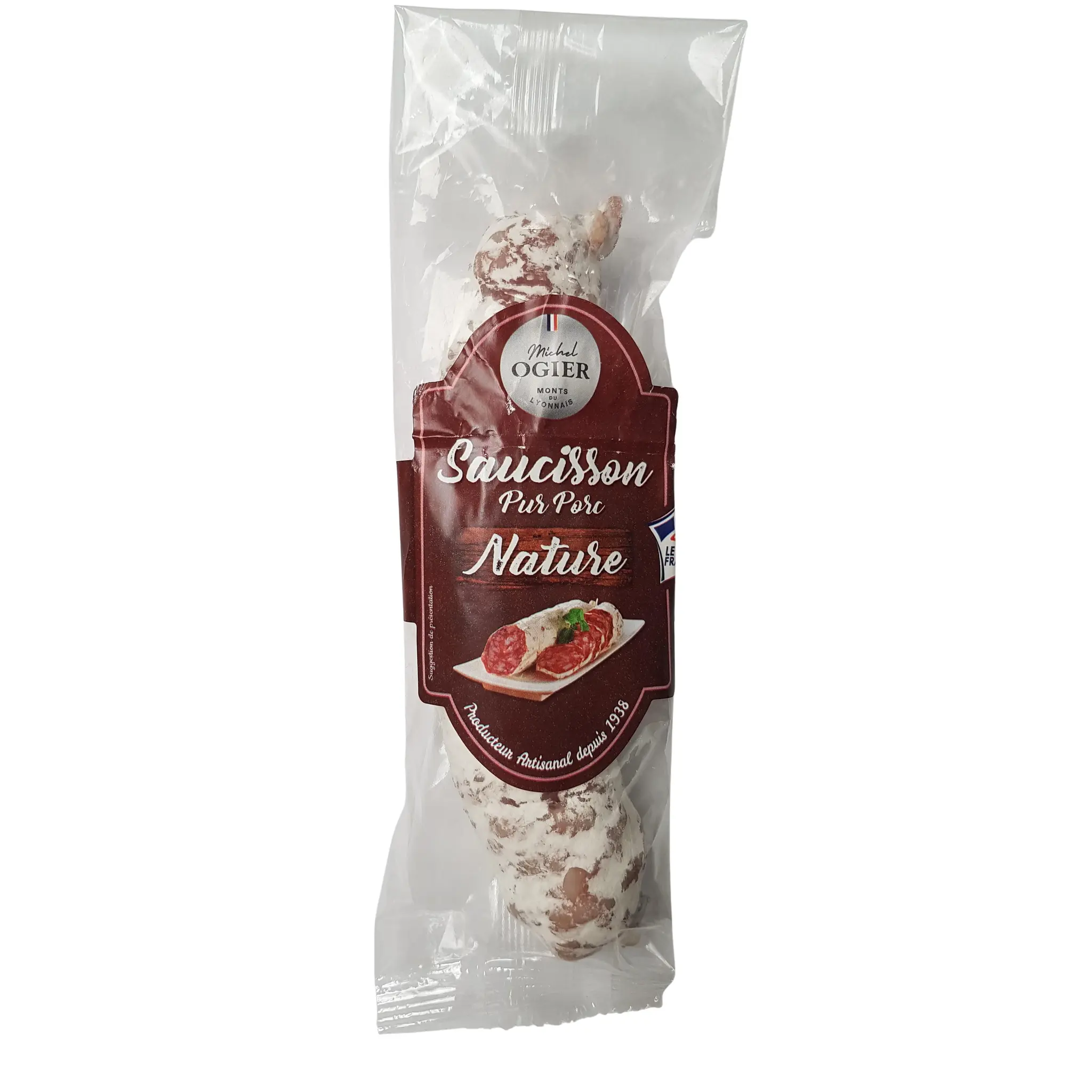 OGIER Saucisson pur porc nature
