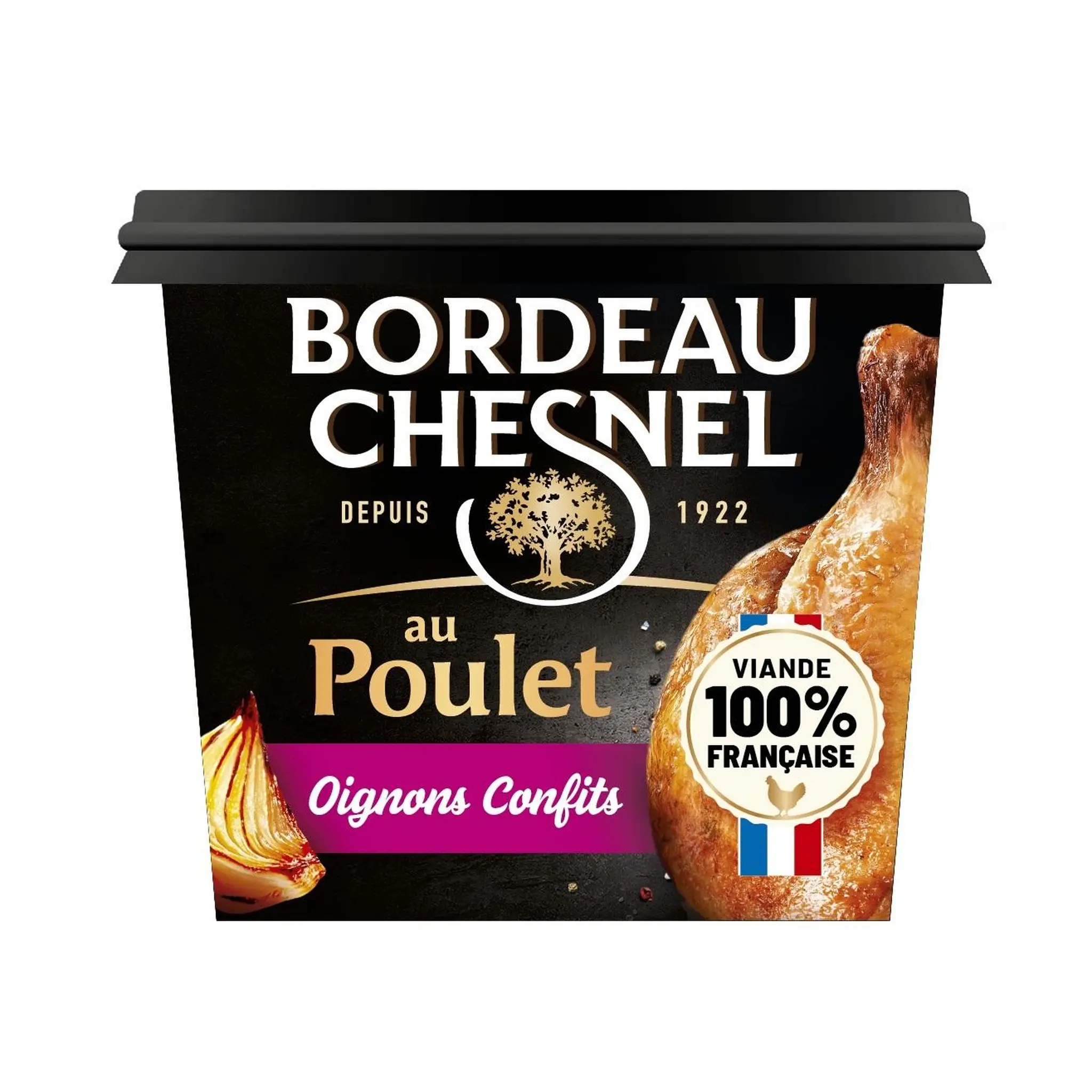 BORDEAU CHESNEL Spécialité charcutière poulet rôti en cocotte oignons confits