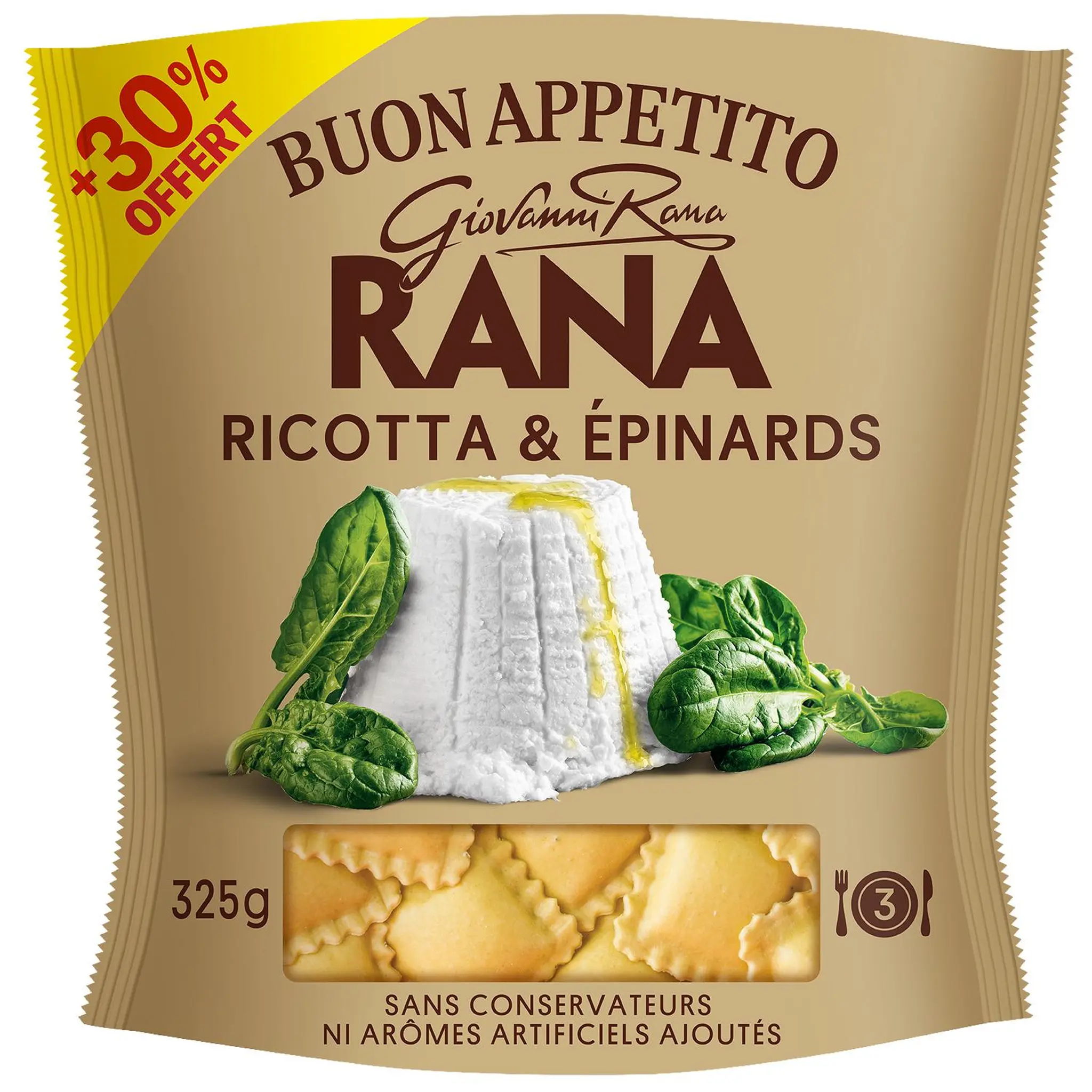 RANA Ravioli ricotta et épinards