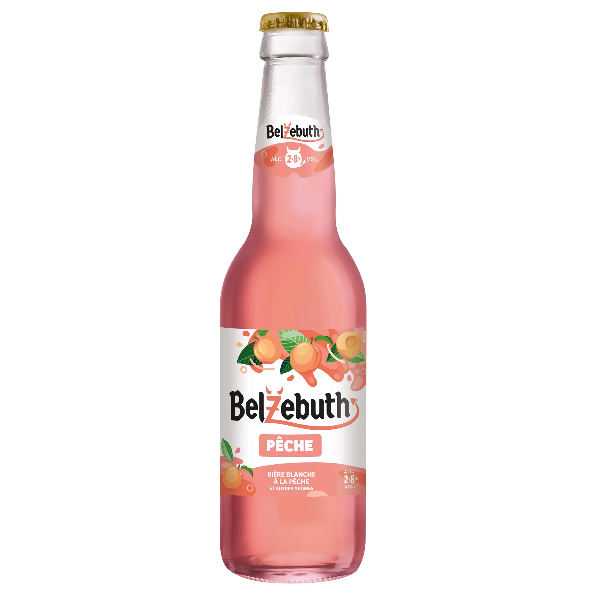 BELZEBUTH Bière aromatisée pêche 2,8%