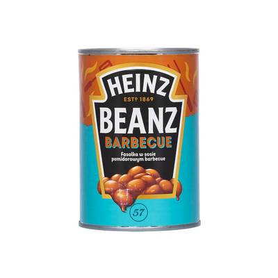 Heinz Haricots sauce barbecue - Baked Beans BBQ en conserve, 390g