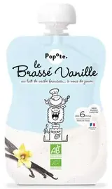 Gourde Le brassé Vanille BIO - dès 6 mois, Popote (100 g)